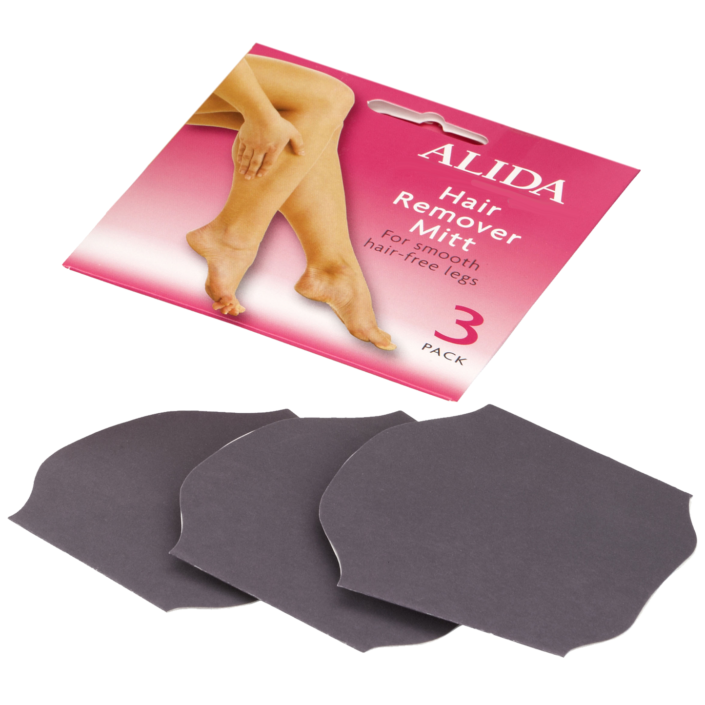 Alida Hair Remover Mitt for smooth hair-free legs from Alida.co.uk