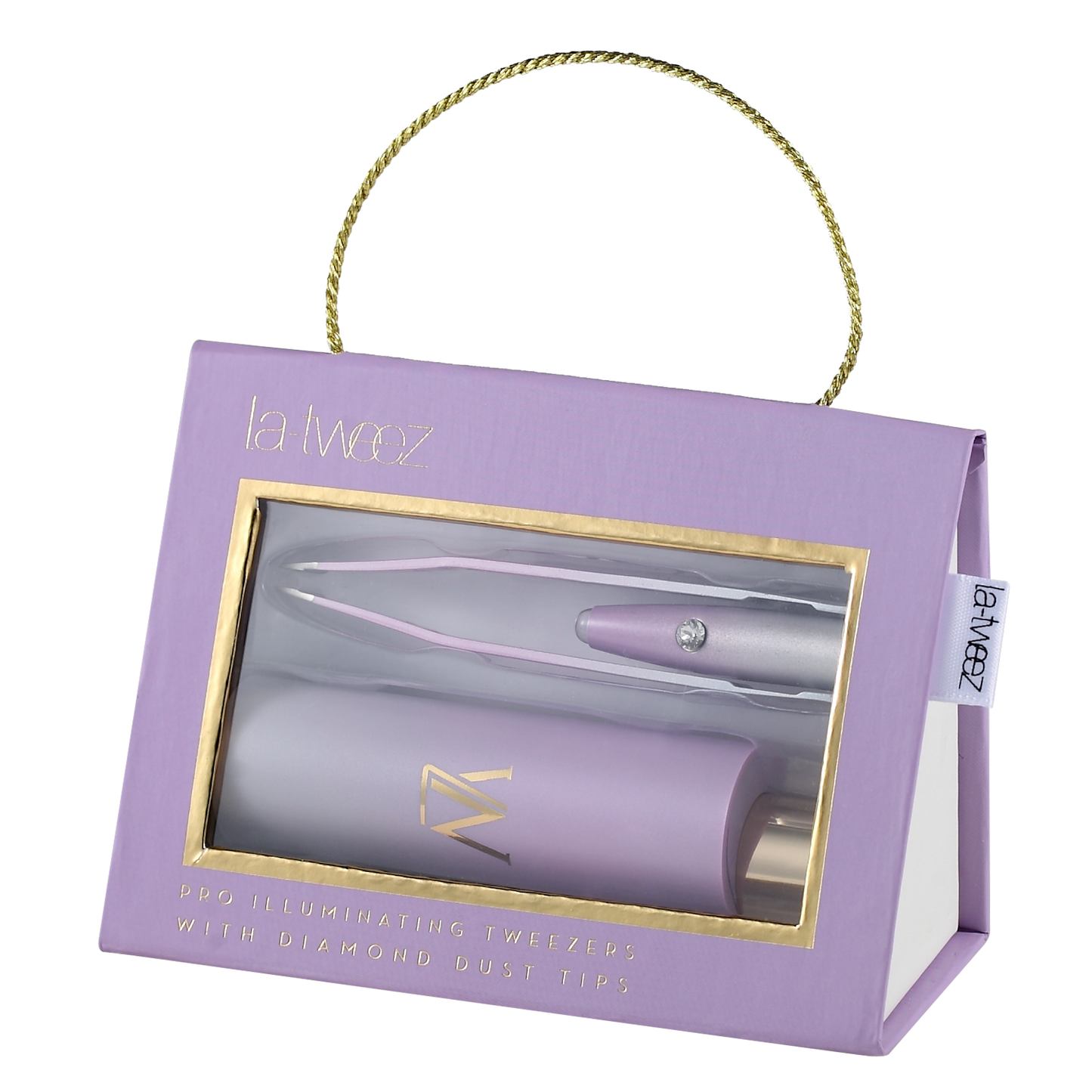 La-tweez LAVENDER SKY OMBRE + Diamond Dust Tips in Gift Box