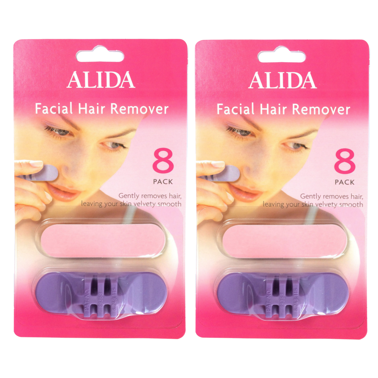 Alida Facial Hair Remover Twin pack