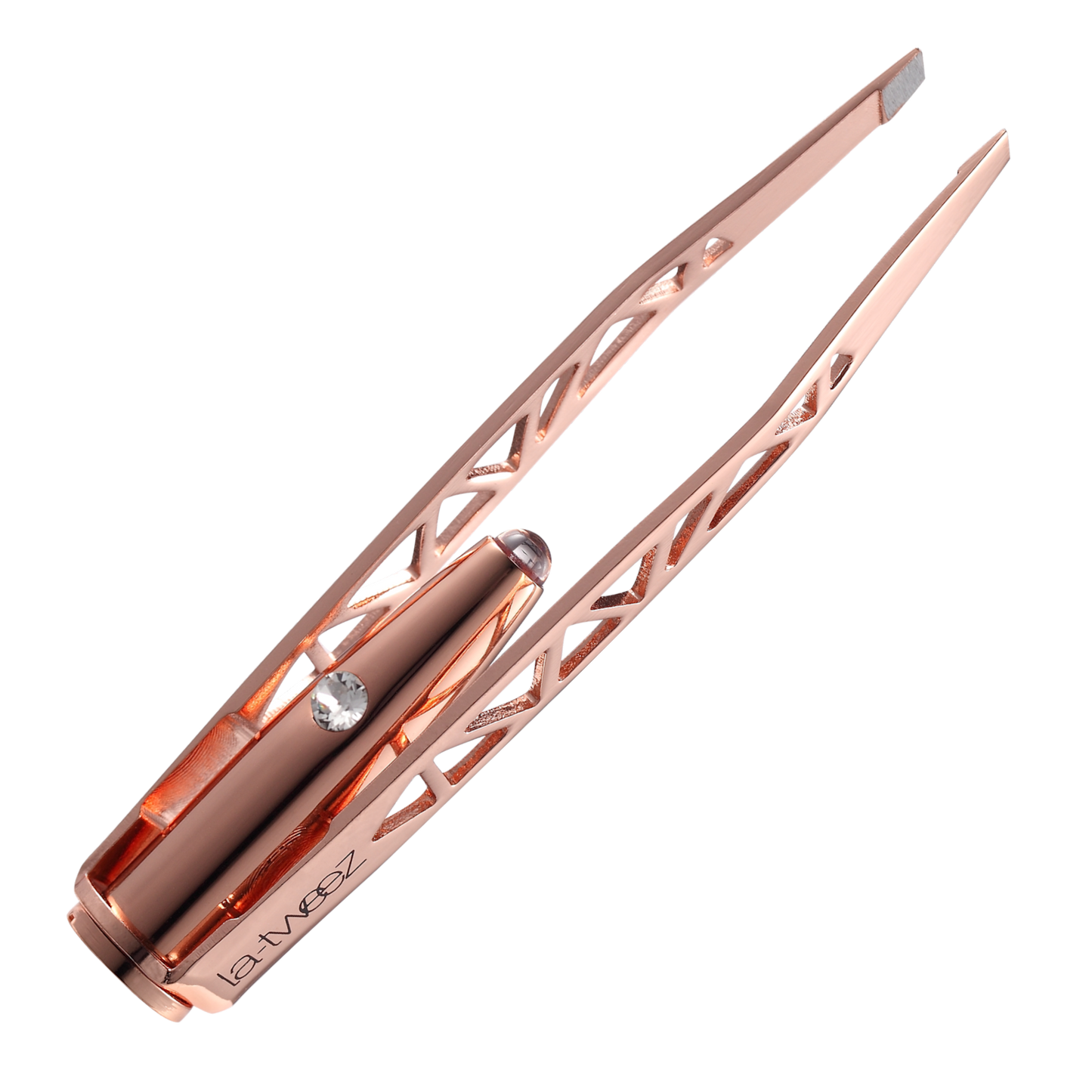 As the ORIGINAL inventors of the illuminating tweezers, nobody does it better than La-tweez! The patented LED light is a signature of La-tweez products proving you with the necessary light to tweeze anywhere and everywhere! See the range at latweez.co.uk including this version in ROSE GOLD from https://alida.co.uk/collections/la-tweez