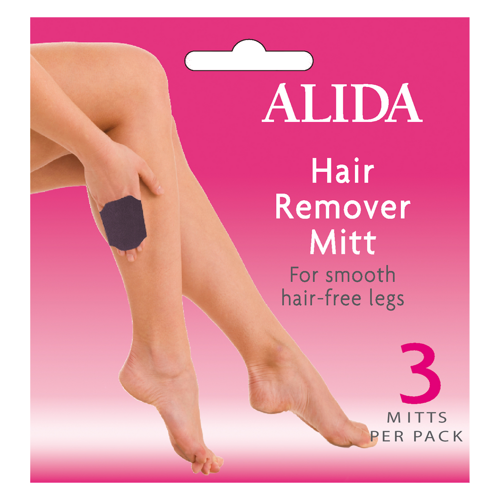 Alida Hair Remover Mitt for Legs (3 Mitts)