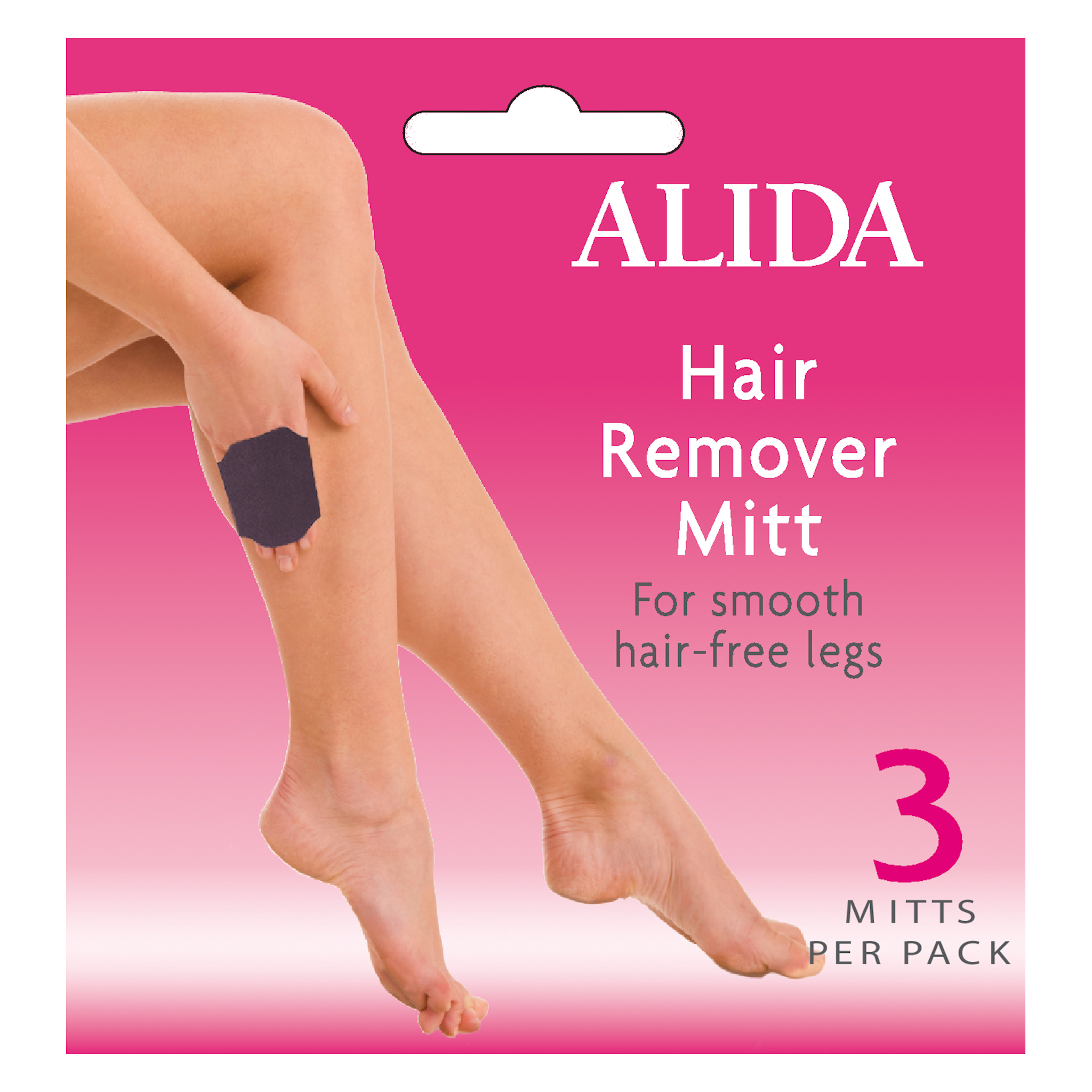 Alida Hair Remover Mitt for Legs (3 Mitts)