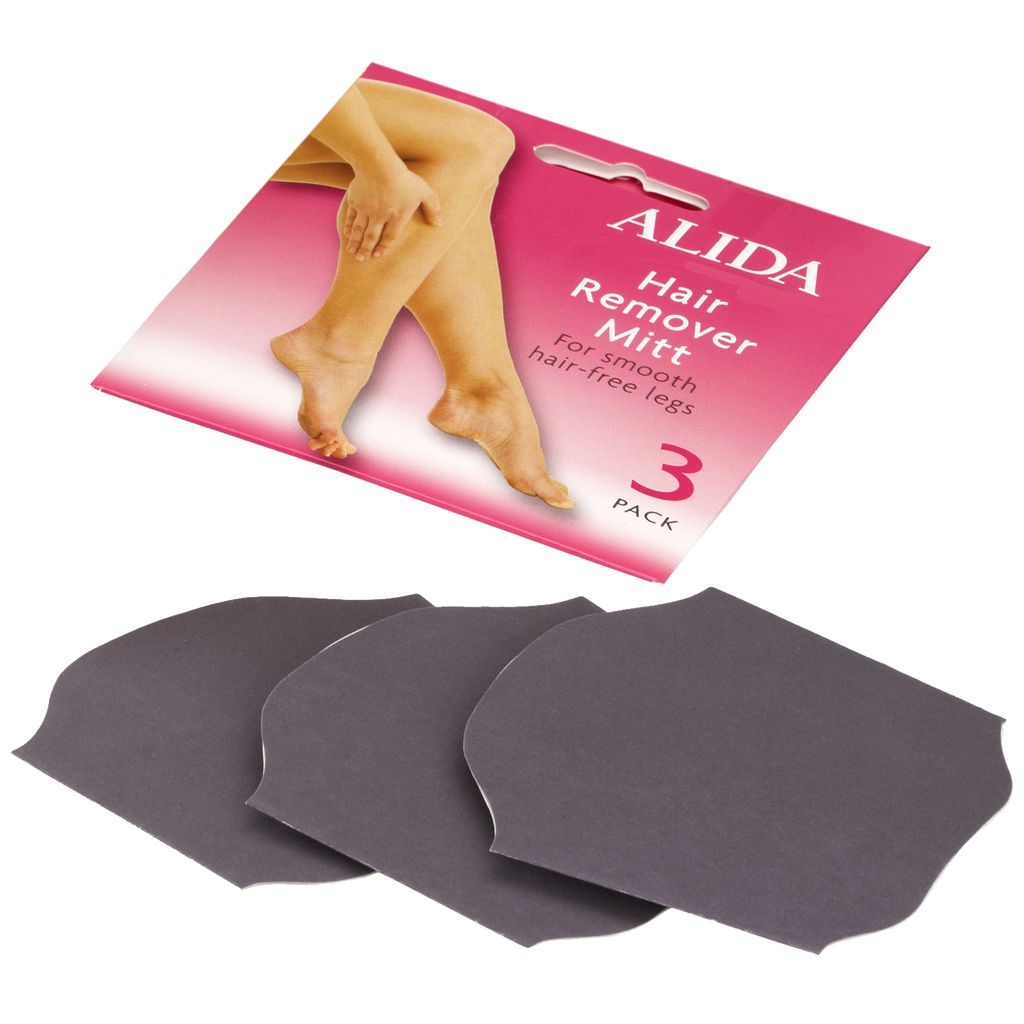 Alida Hair Remover Mitt for Legs (3 Mitts)