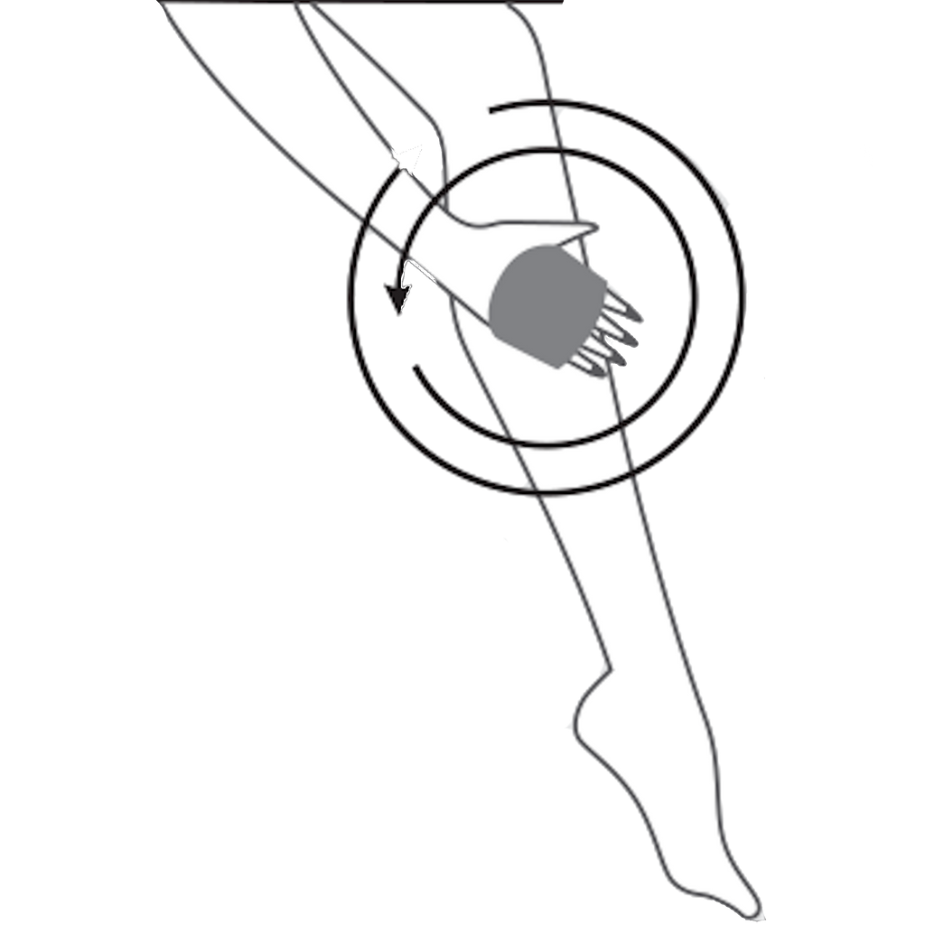 Alida Hair Remover Mitt for smooth hair-free legs from Alida.co.uk