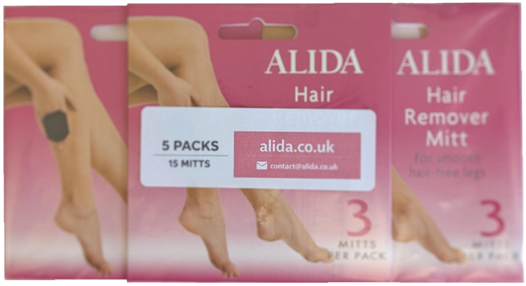 Alida Hair Remover  5 Packs 15 Mitts