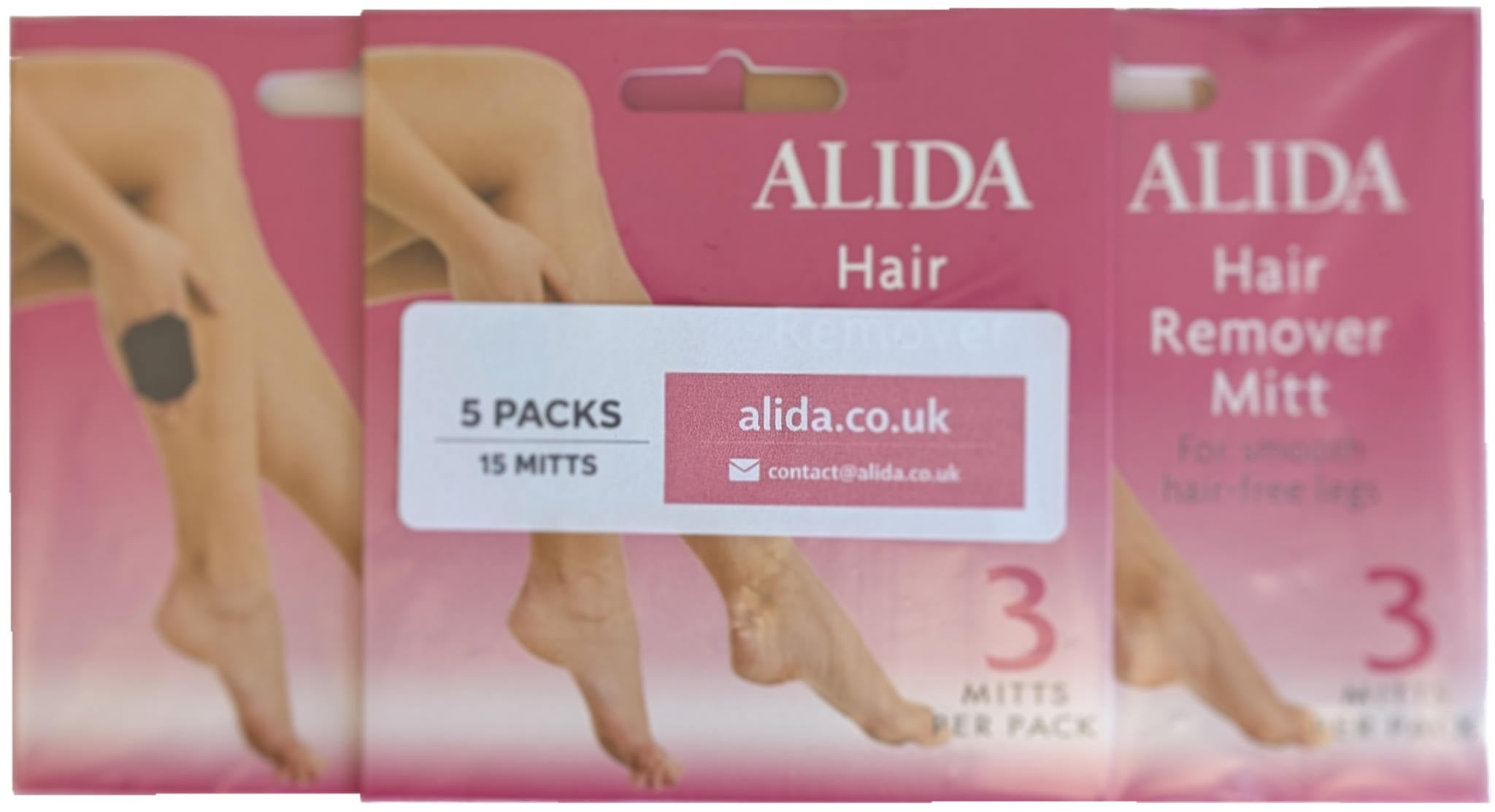 Alida Hair Remover  5 Packs 15 Mitts