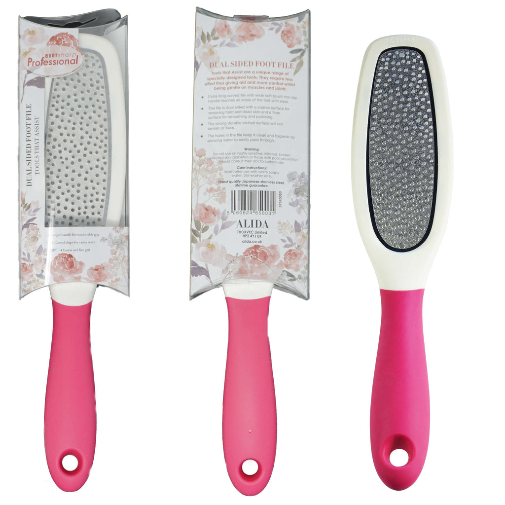 Alida Dual-Sided Stainless Steel Foot File