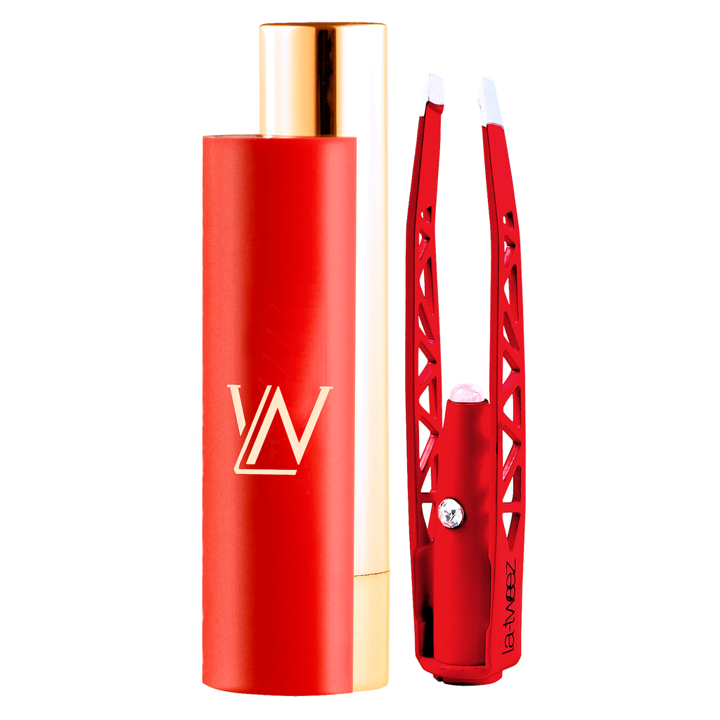 La-tweez RED + Diamond Dust Tips in Gift Box