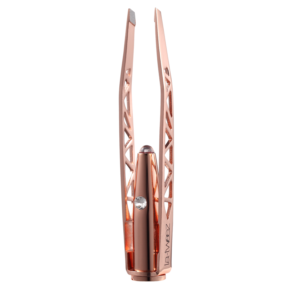 La-tweez ROSE GOLD +Diamond Dust Tips