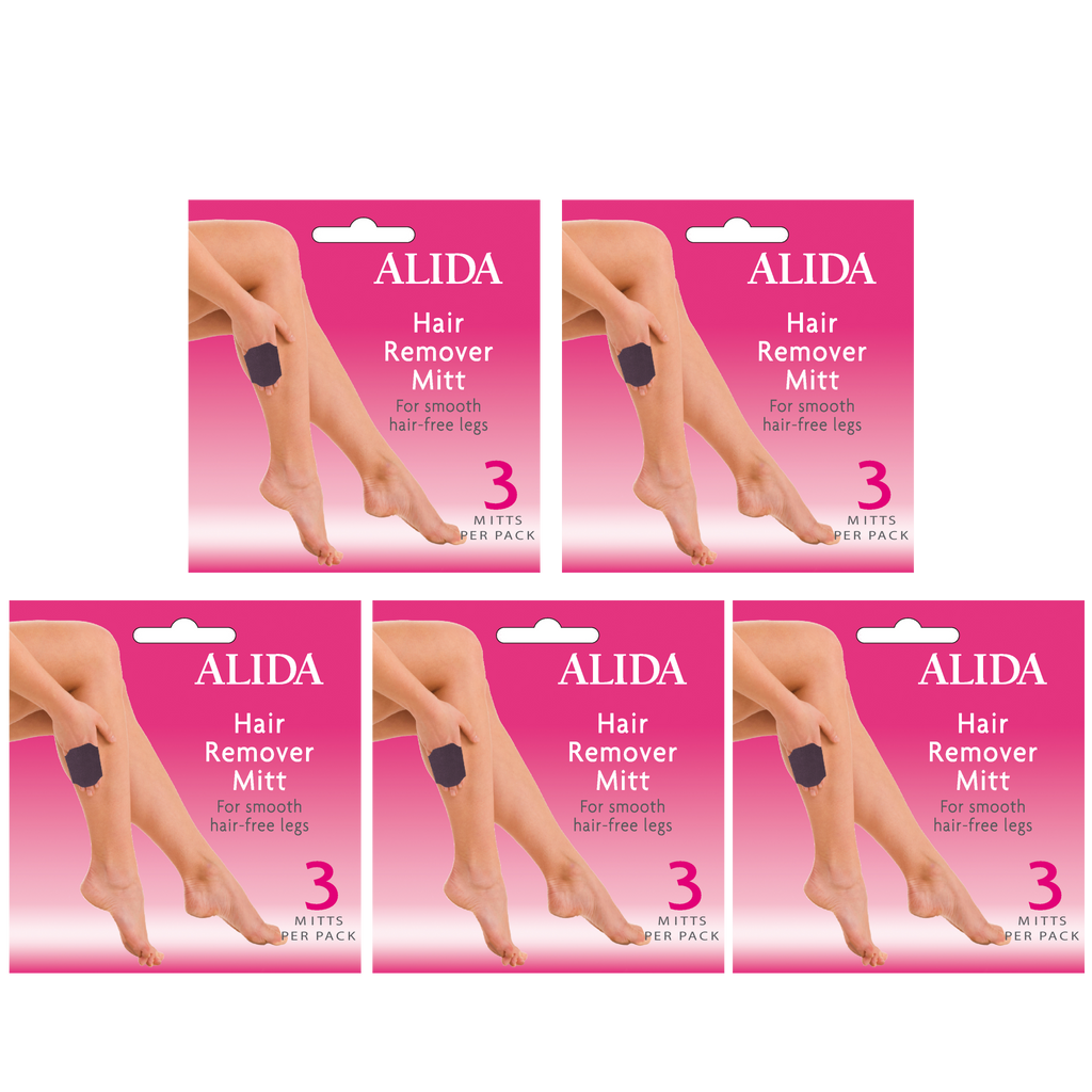Alida Hair Remover Mitt for smooth hair-free legs from Alida.co.uk Buy a Multi-Pack and save